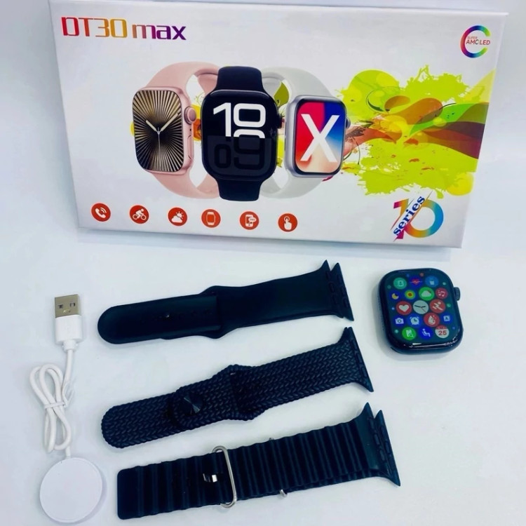 ساعت هوشمند DT30 Max با 3 بند