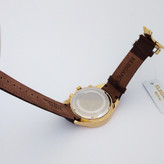 ساعت بندچرمی کرنوگراف الگانس ژاپنی سه موتوره مچی مردانه اسپرت مشکی طلایی SPORT طلاییELEGANCE ضدآب سه موتور فعال فول تایم رویال بندچرمی