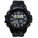 ساعت پسرانه والار اسپرت ورزشی SPORT چراغدار ضدآب کیفیت درجه یک مشکیWALAR