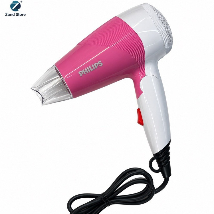 سشوار مسافرتی تاشو پر قدرت فیلیپس ph-115 دارای باد پخش کن و باد سرد 2200 وات